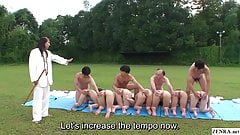Uncensored Japanese outdoor nudist sex cult ceremony